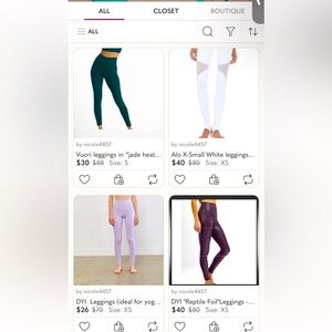 Leggings bundle! 6 pairs (Can also purchase separately)